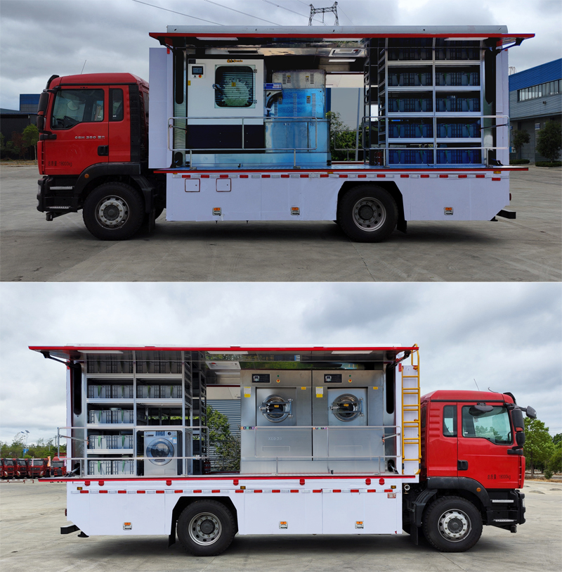 程力牌CL5180XBX6ABZ型被服洗涤车