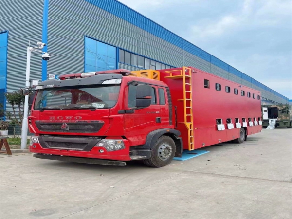重汽汕德卡淋浴车