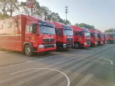 重汽汕德卡淋浴车