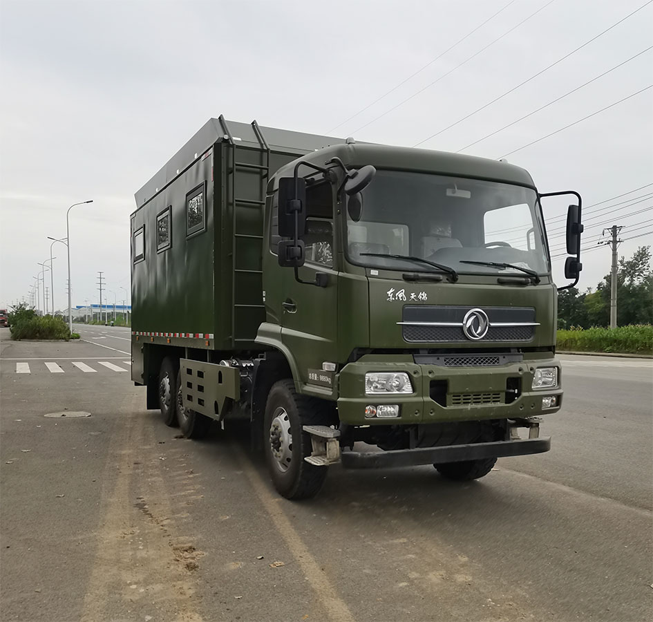 东风天锦六驱炊事车